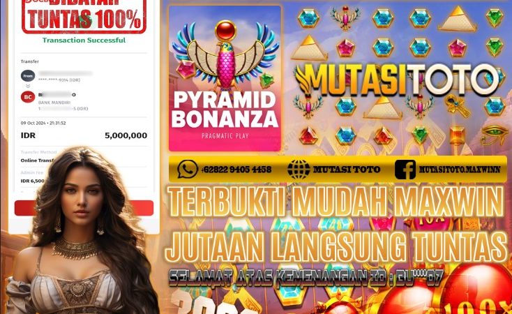 BUKTI KEMENANGAN MEMBER ~ PYRAMID BONANZA