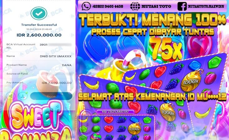 RASAKAN SENSASI – SWEET BONANZA 1000