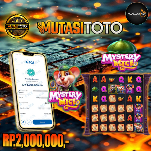 GAME BARU GACOR?  PASTI GACOR DONG DI GAME MYSTERY MICE 04-Oct 2024