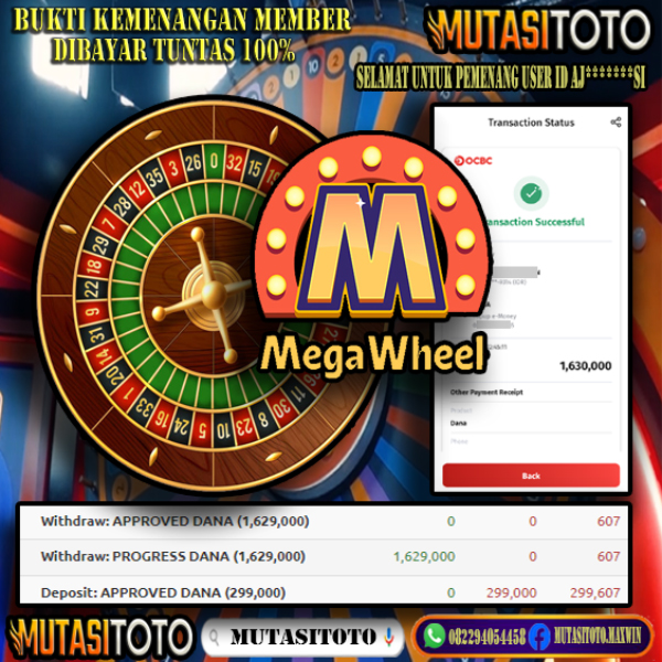 KEMENANGAN MEMBER ~ MEGA WHEEL